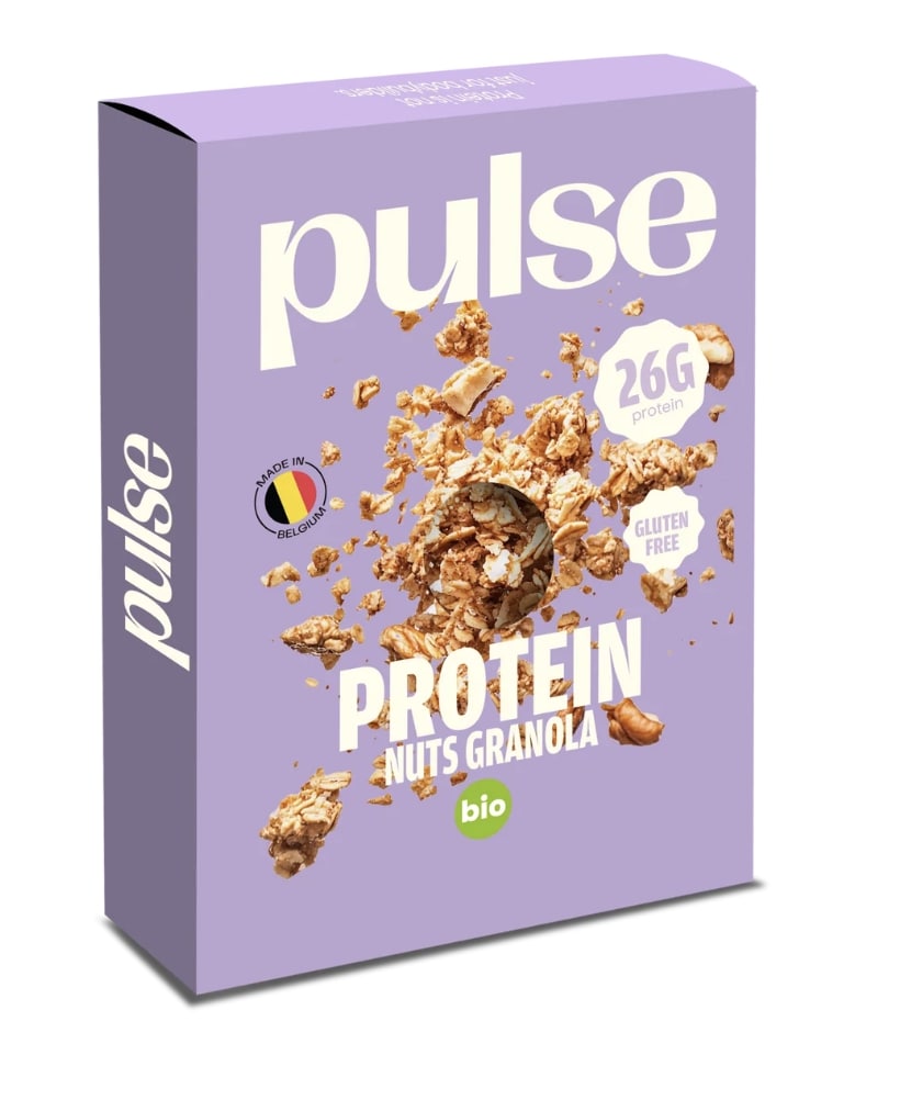 Pulse Protein Granola met Proteïnen (26%) Noten Bio 350 g - PULSE PROTEIN