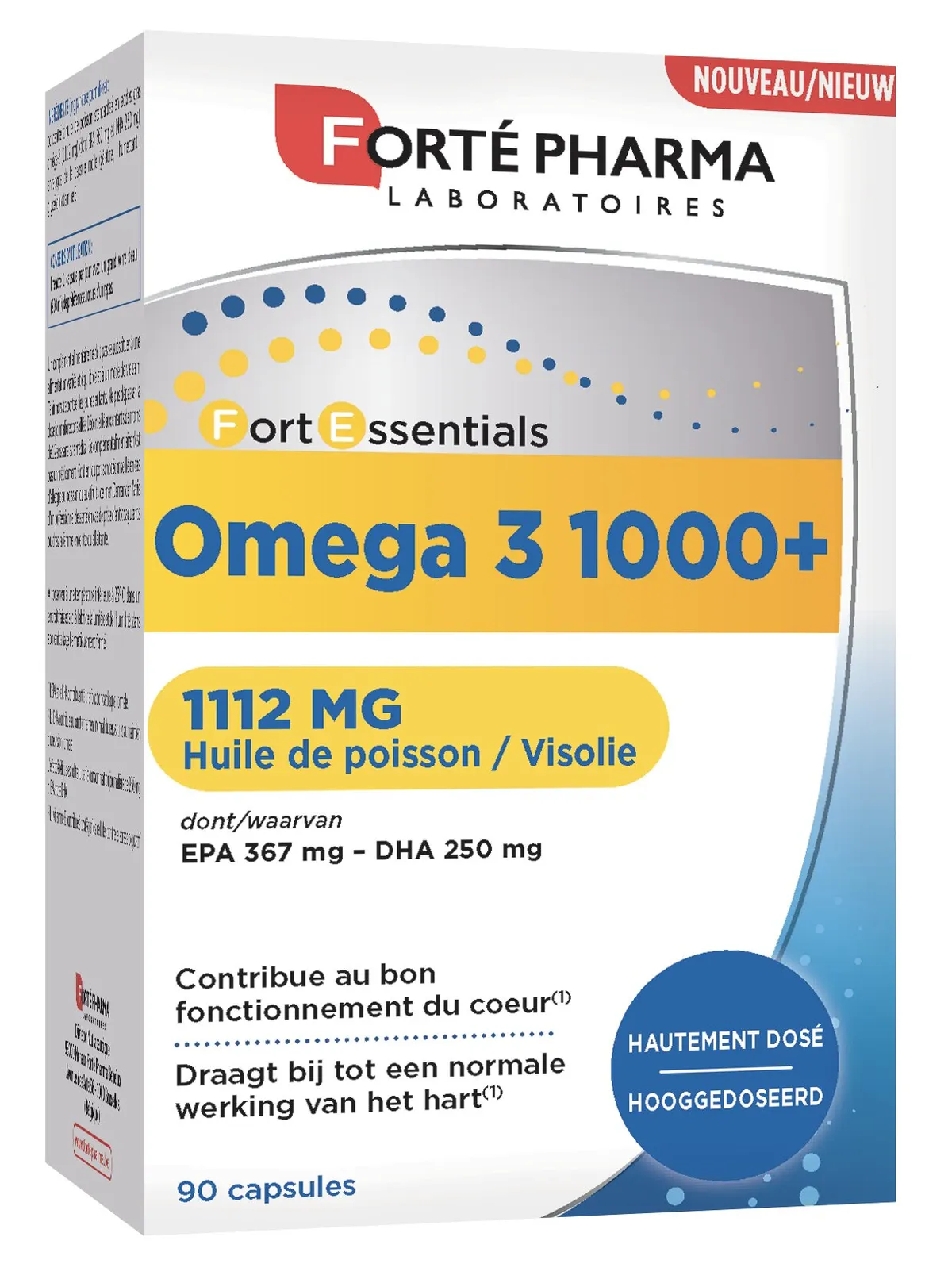 Forté Pharma Fortessentials Oméga 3 1000+ 90 Capsules