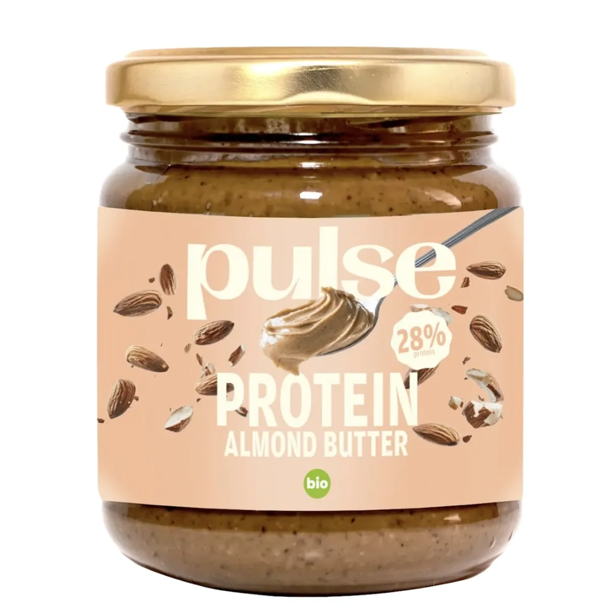 PULSE PROTEIN  EIWITRIJKE AMANDELPASTA  BIO 350G