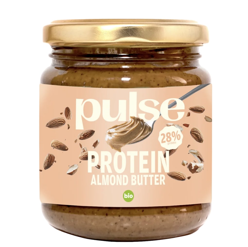 Pulse Protein Amandelpasta met Proteïnen (28%) Bio 350 g - PULSE PROTEIN