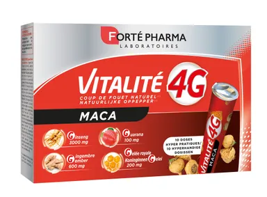 Forté Pharma Vitalité 4G Maca 10 Doses à Boire