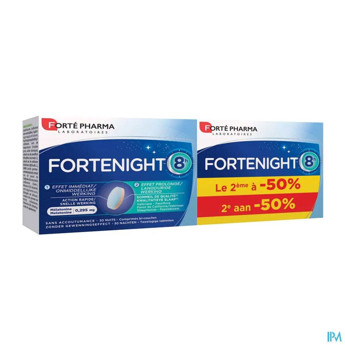 Forte Pharma Forténight 8u 2 maanden 60 tabletten (2e voor -50%)