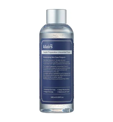 Klairs Supple Preparation Unscented Facial Toner 180 ml