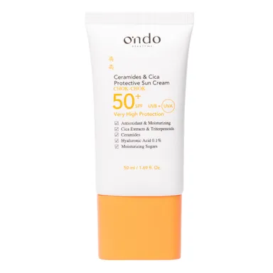 Ondo Beauty 36.5 Zonnebescherming Ceramiden & Cica SPF50+ 50 ml