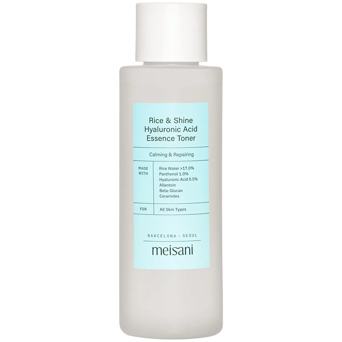 Meisani Rice And Shine Hyaluronzuur Essence Toner 150 ml