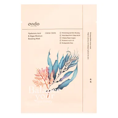 Ondo Beauty 36.5 Maskerdoekje Hyaluronzuur & Chok-Chok Algen 25 ml