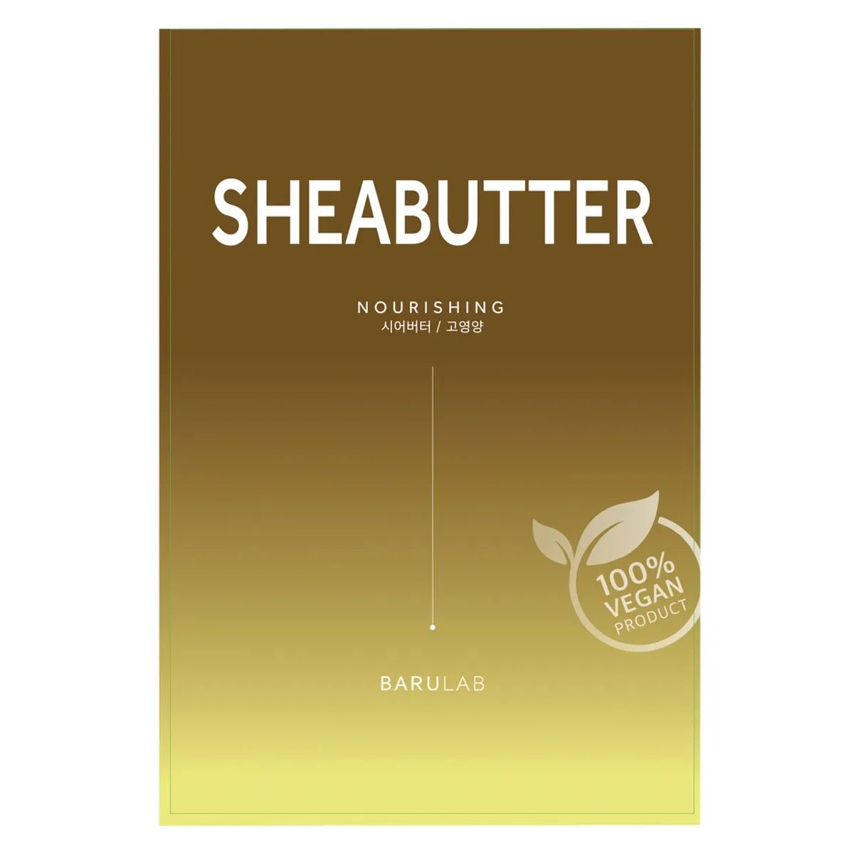 Barulab The Clean Vegan Mask Maskerdoekje Sheaboter 23 g
