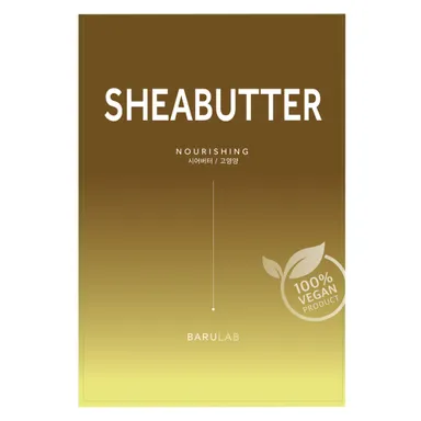 Barulab The Clean Vegan Mask Maskerdoekje Sheaboter 23 g