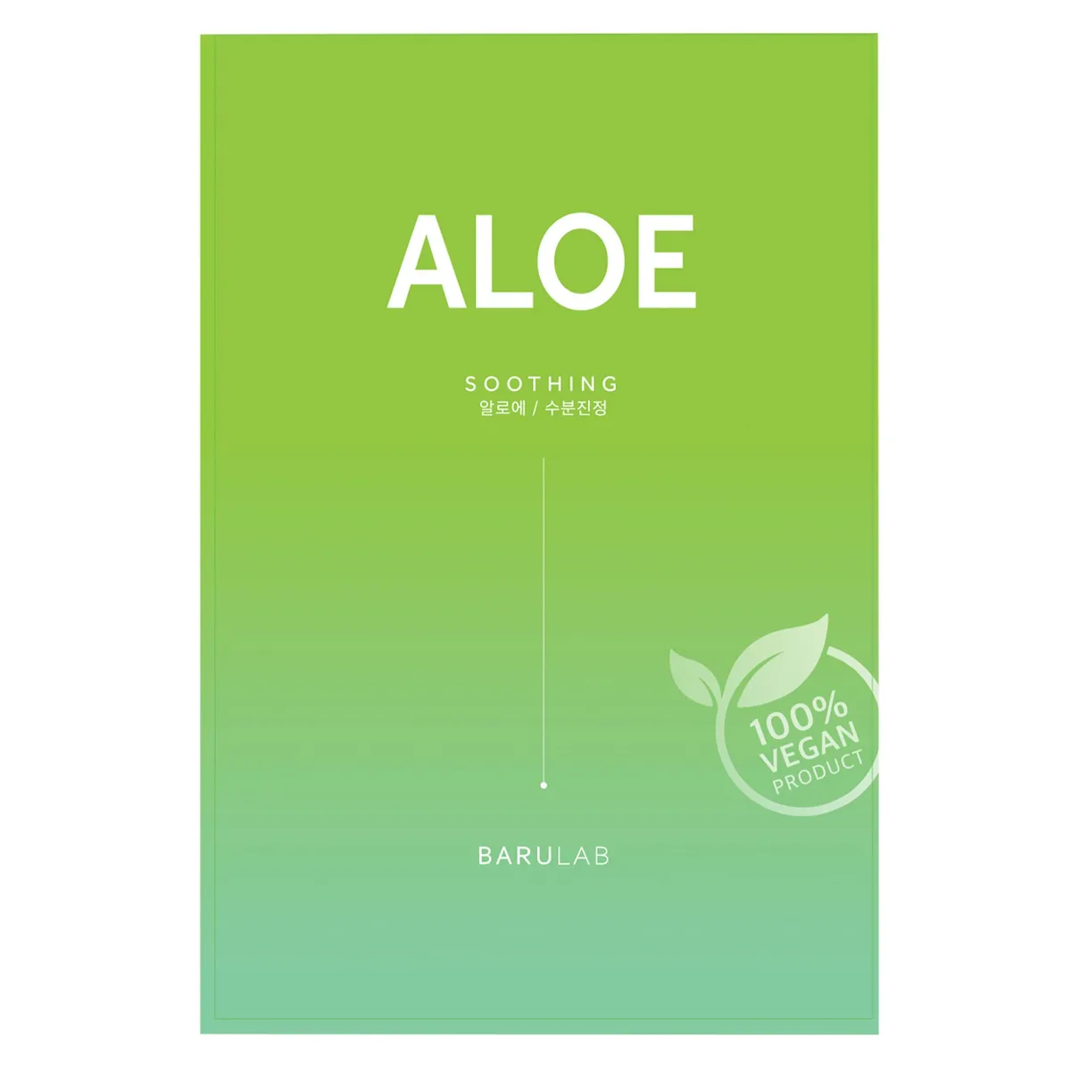 Barulab Masque Tissu The Clean Vegan Mask Aloé 23g