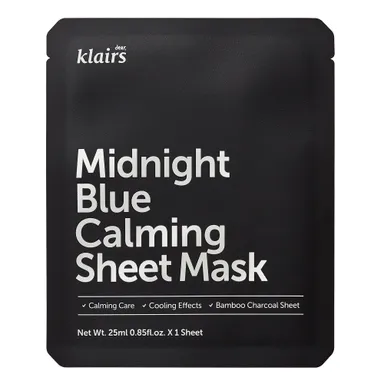 Klairs Midnight Blue Kalmerend Maskerdoekje 25 ml