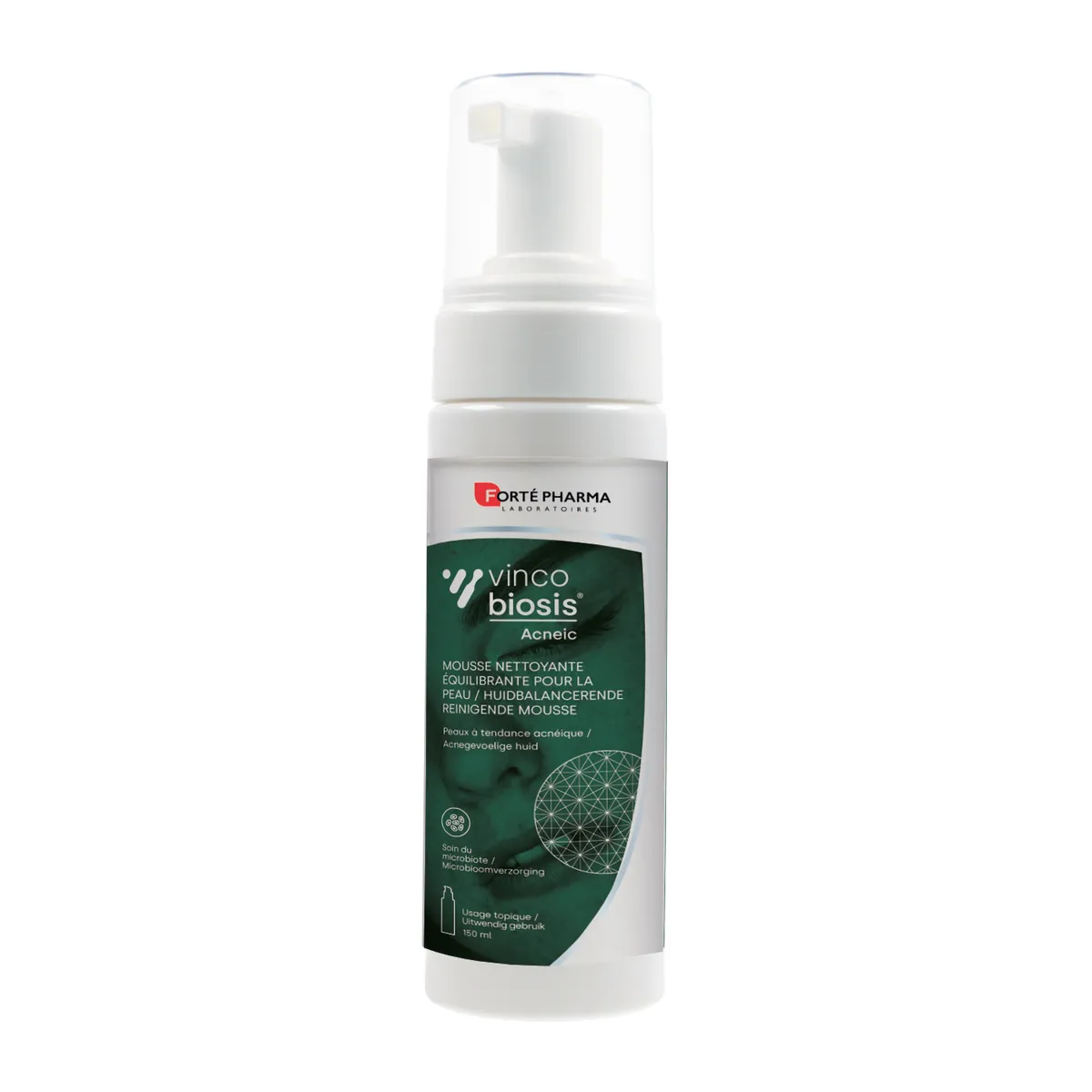 Vincobiosis Mousse Nettoyante Dermo-équilibrante 125ml