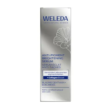 Weleda Anti-Pigment Brightening Serum Blauwe Gentiaan Edelweiss 30 ml