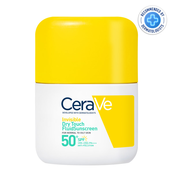 CeraVe Onzichtbare Zonnefluïde Dry Touch SPF50+ 50 ml - CeraVe