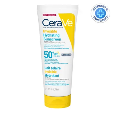 CeraVe Sun Crème Solaire Hydratante Invisible SPF50 75ml