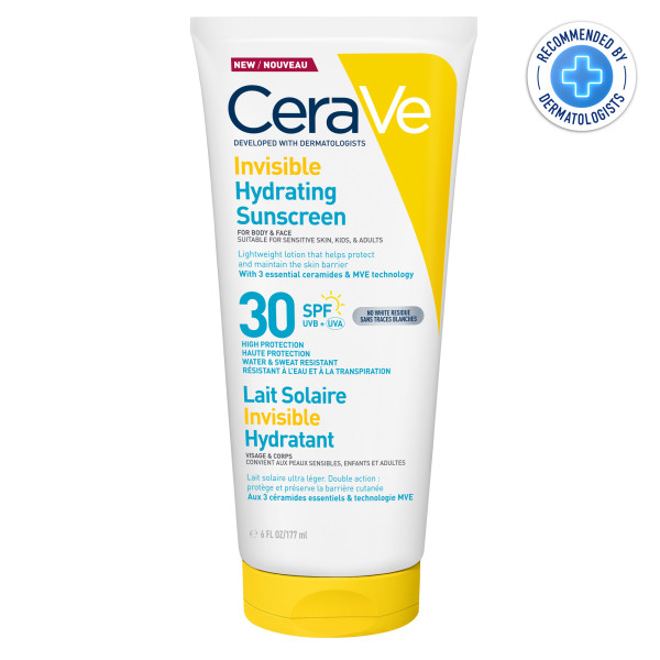CeraVe Onzichtbare Hydraterende Zonnecrème SPF30 177 ml - CeraVe