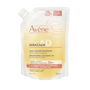 Avène XeraCalm A.D Vetinbrengende Reinigingsolie Navulling 400 ml
