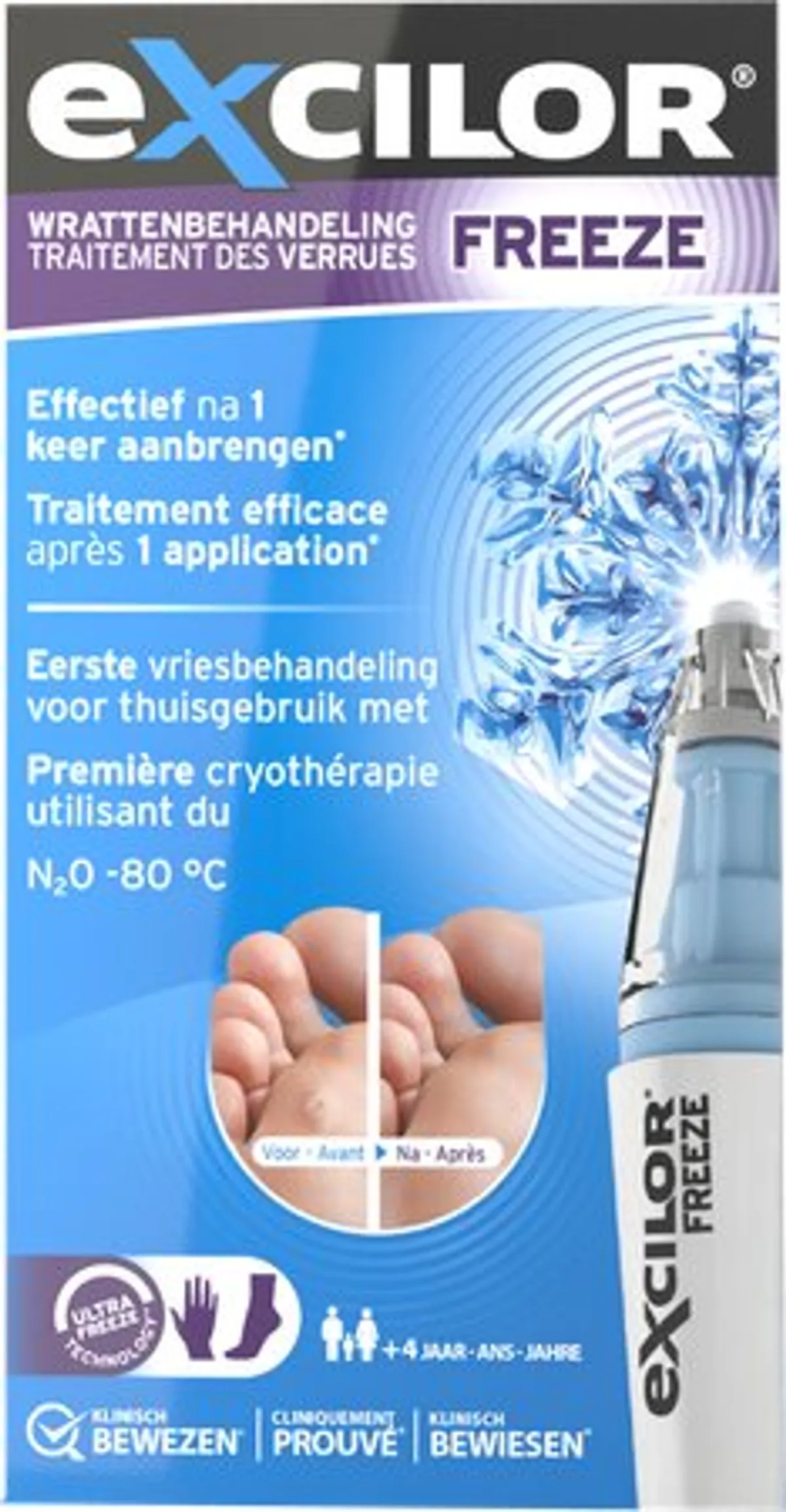 Excilor Freeze Behandeling voor Wratten