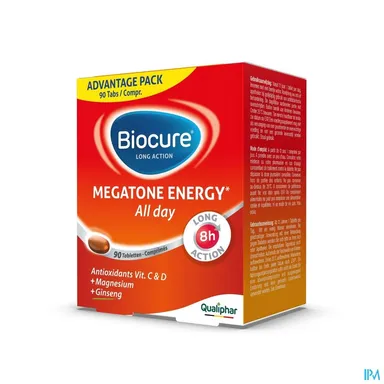 Biocure Megatone Energy Long Action 90 Comprimés