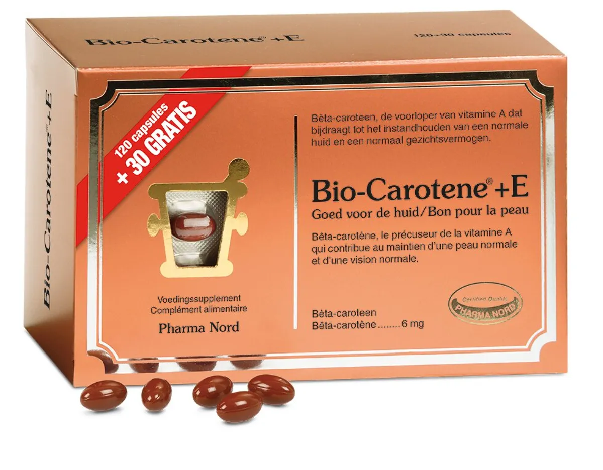 Bio-Carotene+E 120 Capsules + 30 Gratuites