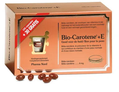 Bio-Carotene + E 120 Capsules + 30 Gratis