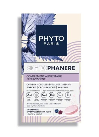 PHYTO PHYTOphanere Bruisend Voedingssupplement Haar & Nagels 2x15 Tabletten