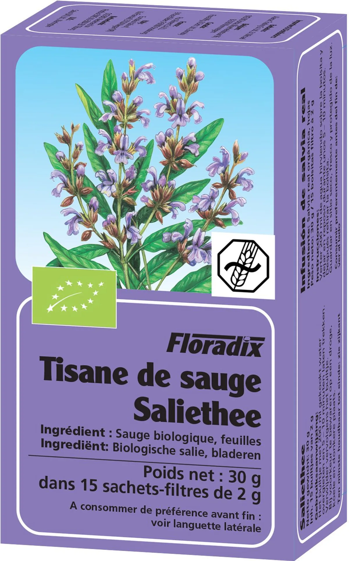 Salus Tisane Sauge Bio 15 Sachets