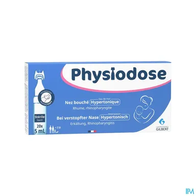 Physiodose Eau de Mer Hypertonique 20x5ml