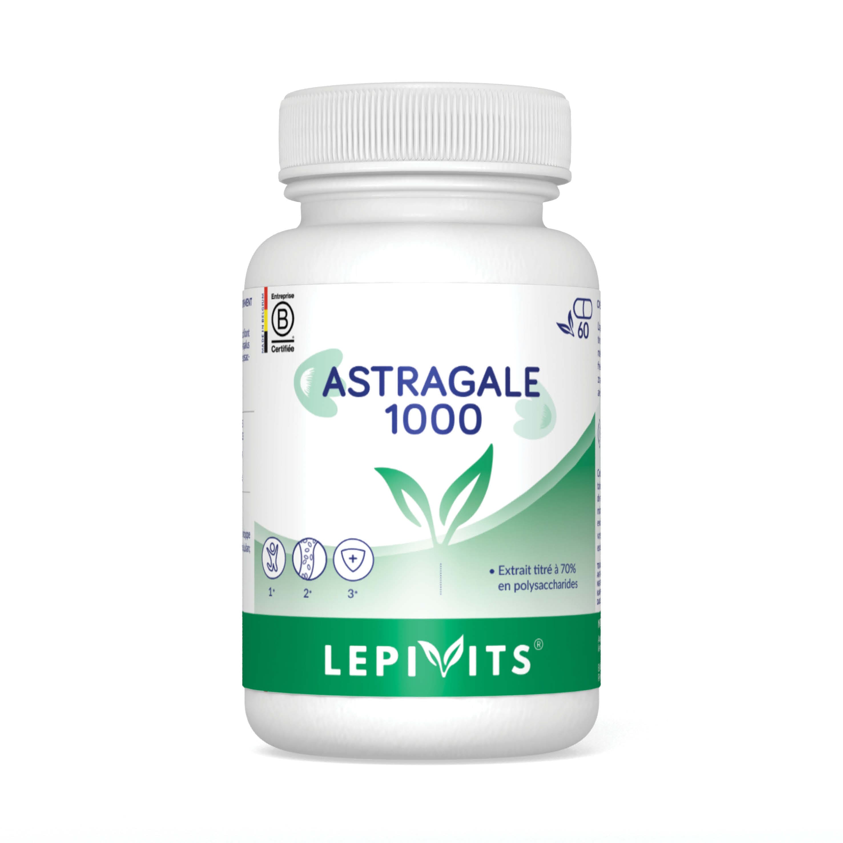 Lepivits Astragale 1000 60 Capsules - Lepivits
