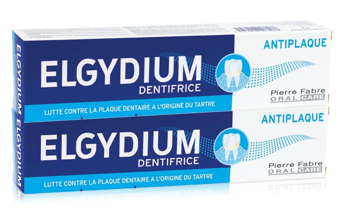 Elgydium Dentifrice Antiplaque 2x75ml