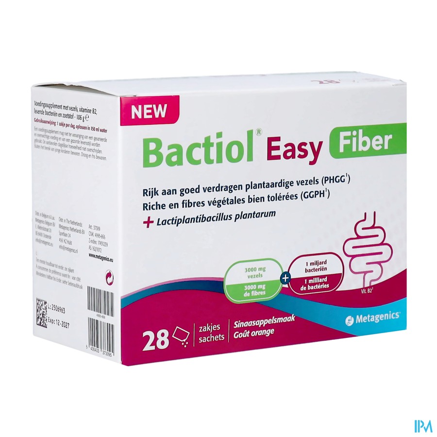 Bactiol Easy Fiber 28 Zakjes - METAGENICS