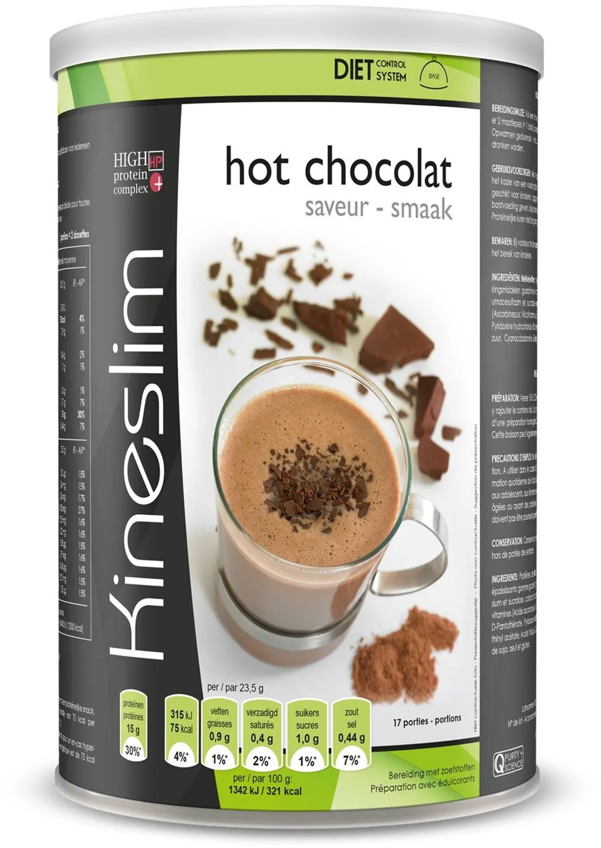 Kineslim Hot Chocolat Poudre 400g