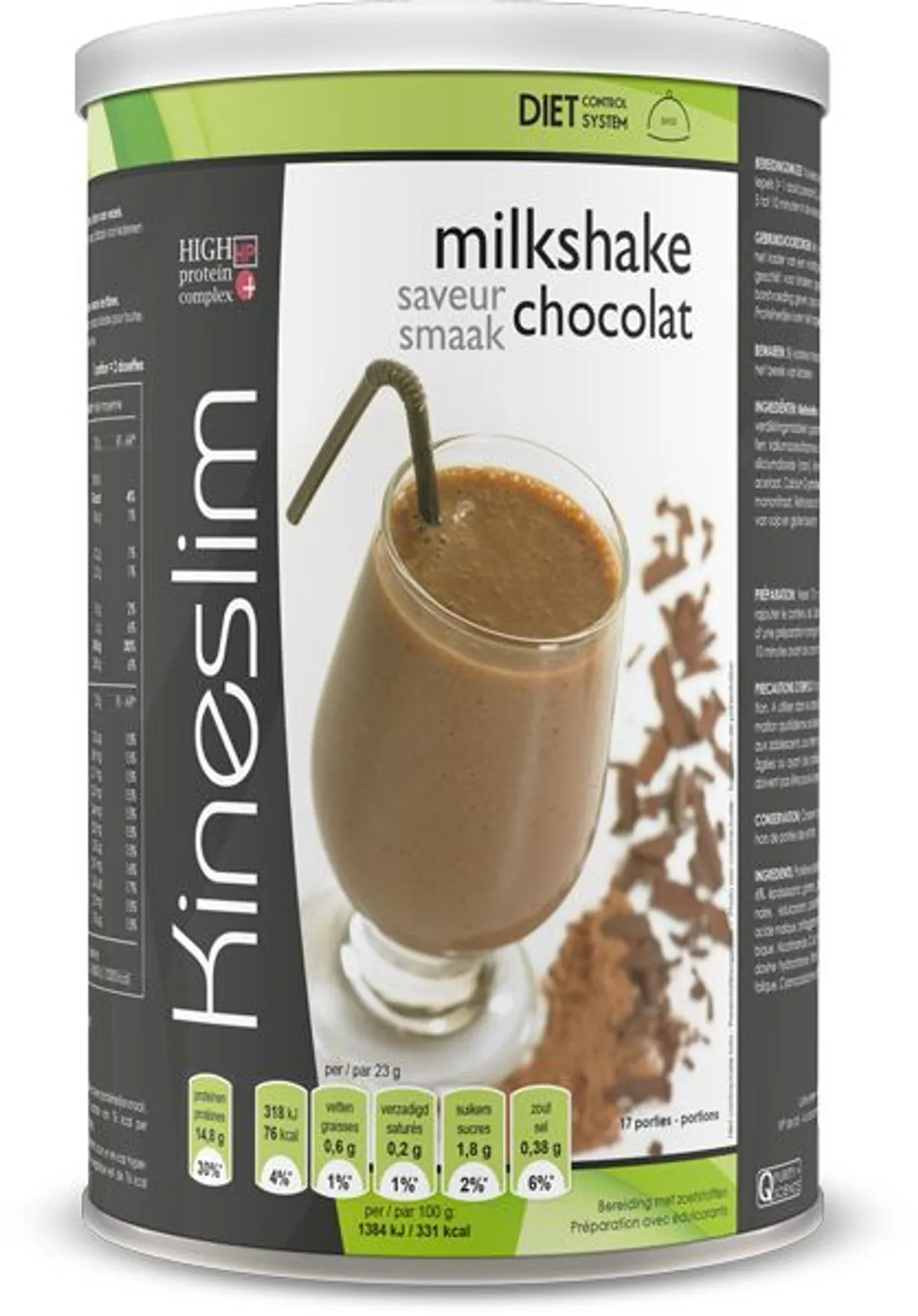 Kineslim Milkshake Chocolat Poudre 400g
