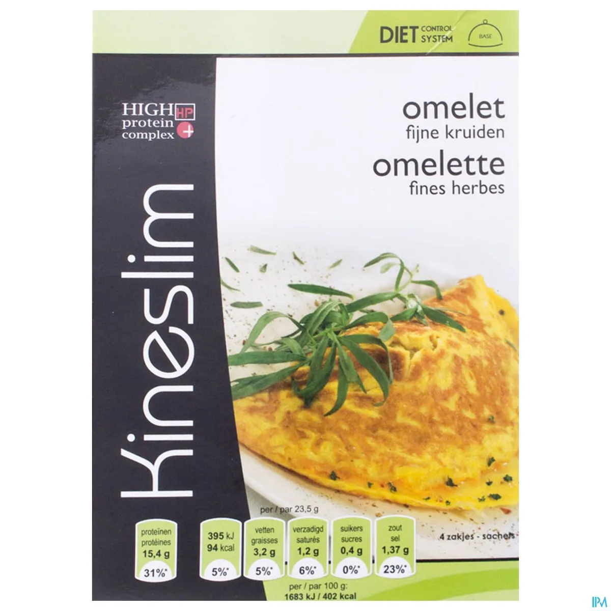 Kineslim Omelet Fijne Kruiden Poeder 4 Zakjes