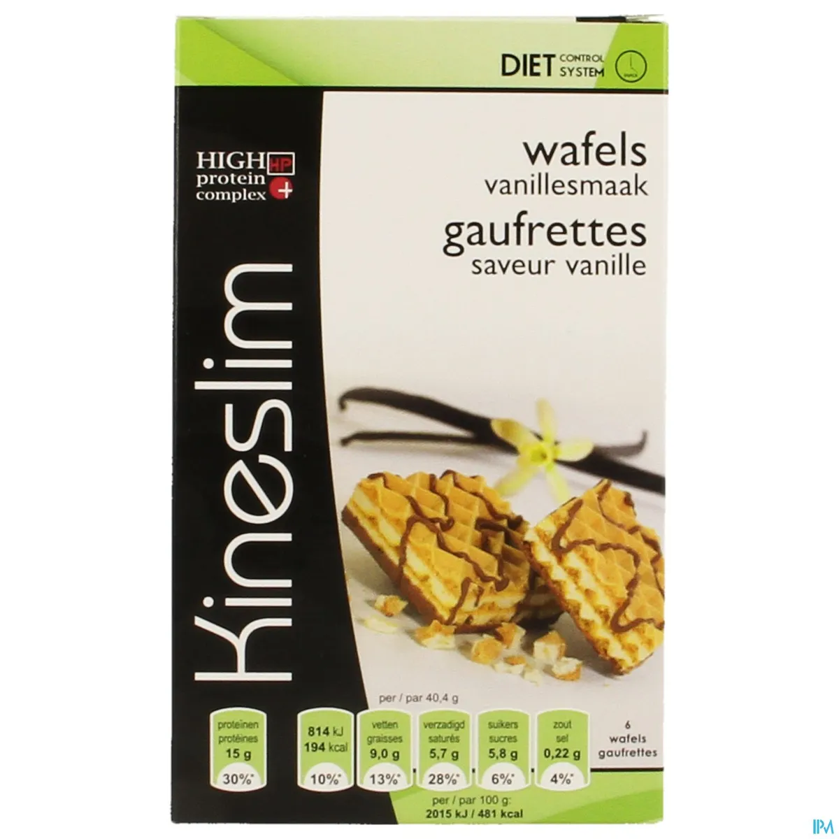 Kineslim Wafeltjes Vanille 3x2