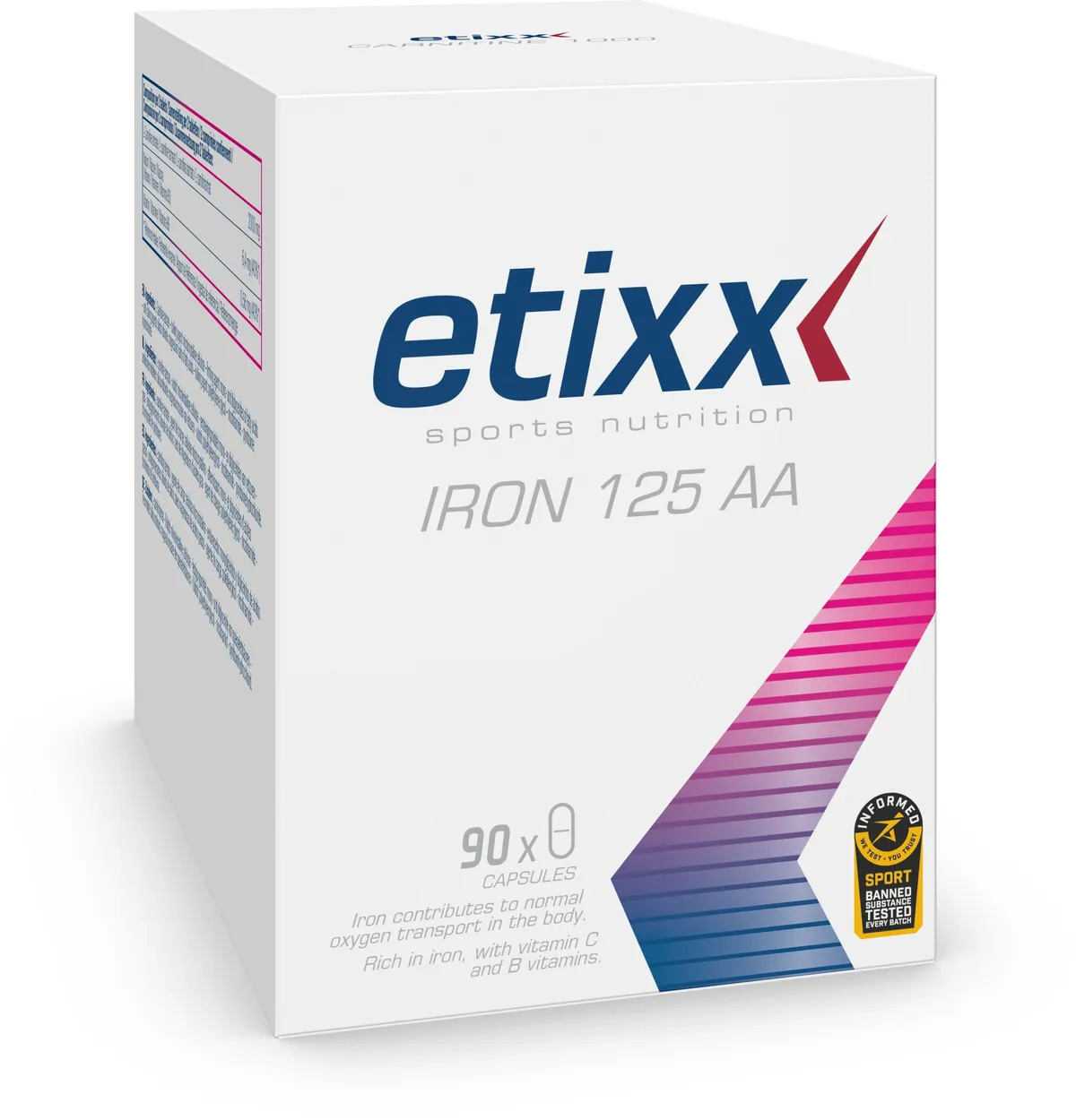Etixx Iron AA Chelaat 125 + Chlorophylle 90 Capsules