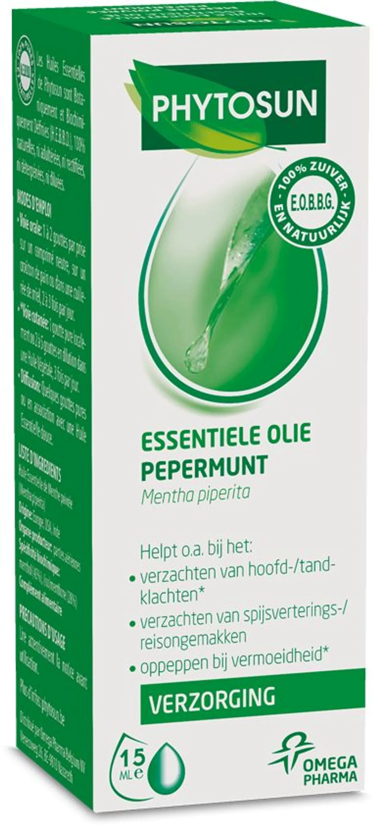 Phytosun Pepermunt Essentiële Olie Bio 10ml
