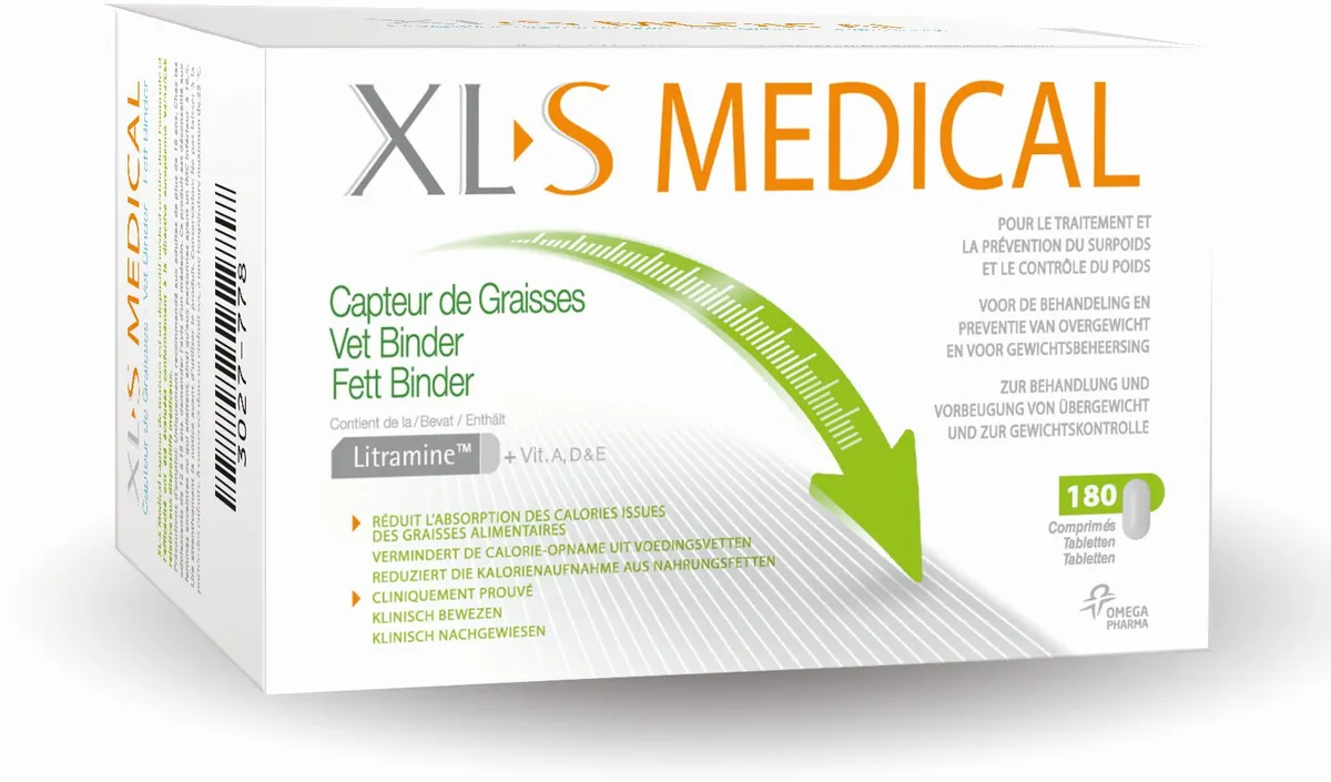 XLS Medical Capteur de Graisses 180 Comprimés