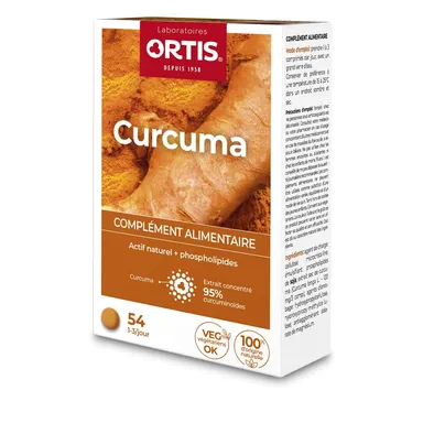 Ortis Curcuma 54 Comprimés