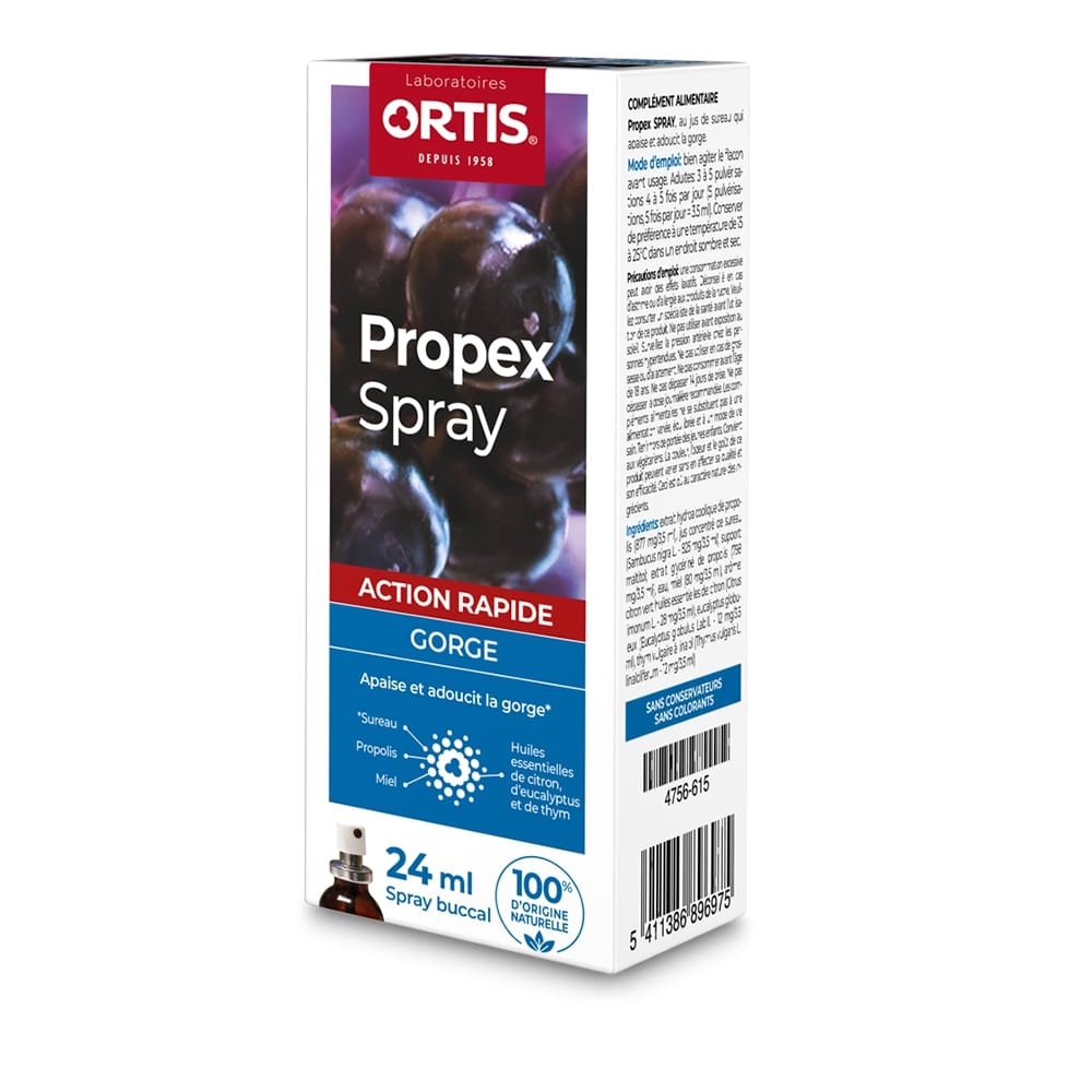Ortis Propex Spray 24ml - Apaise la gorge | Parapharmacie en ligne ...