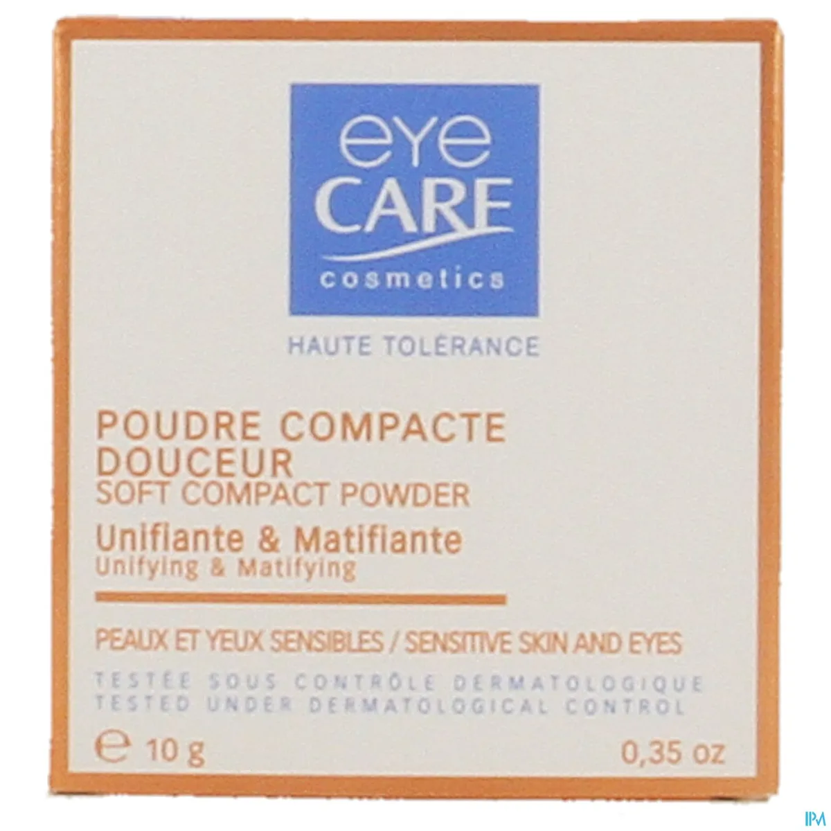Eye Care Compact Poeder Hoge Tolerantie Goudbeige (ref 7) 10g