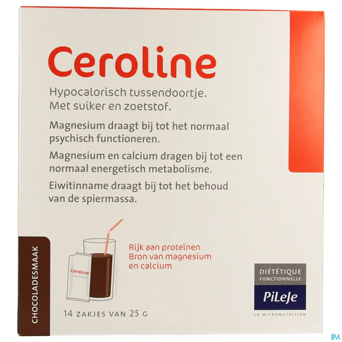 Ceroline Chocolat 14 Sachets de Poudre x25g