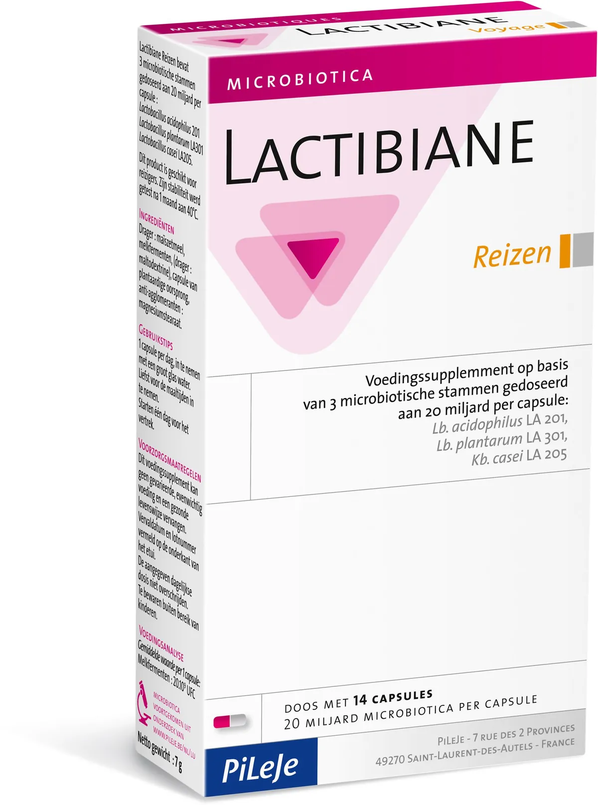 Lactibiane Voyage 14 Capsules x575mg