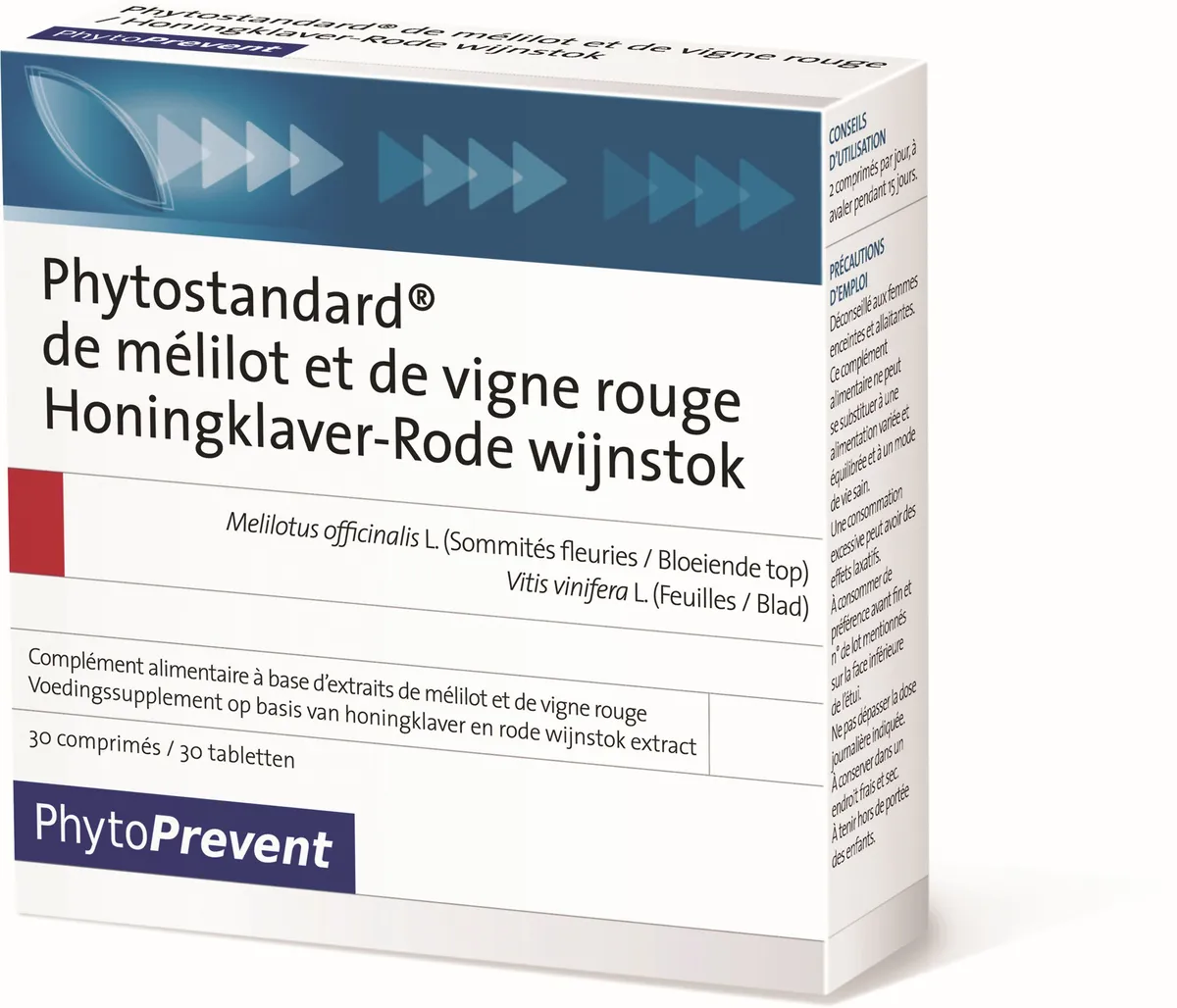 Phytostandard Melilot-Vigne Rouge 30 Comprimés