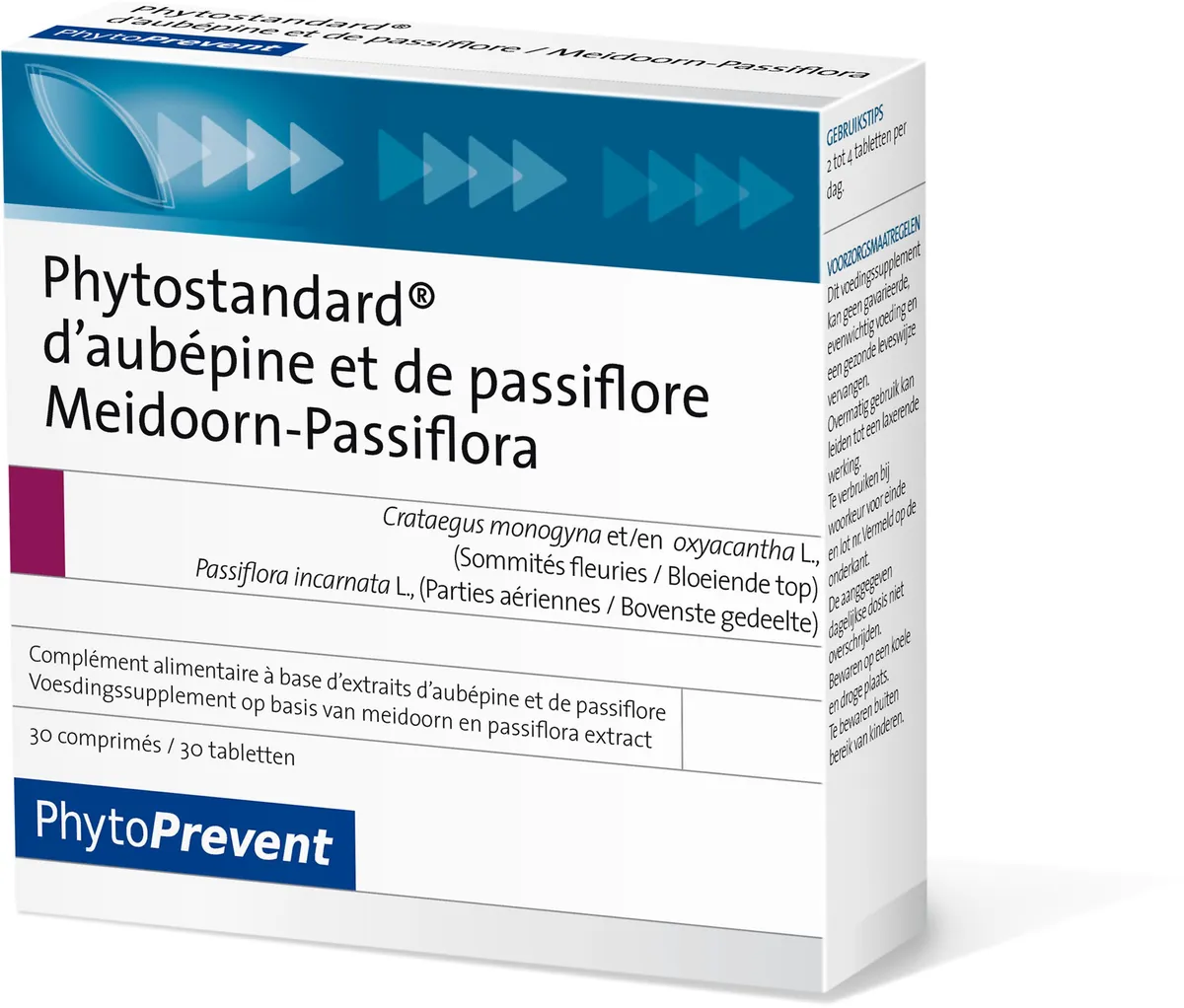 Phytostandard Aubepine-Passiflore 30 Comprimés