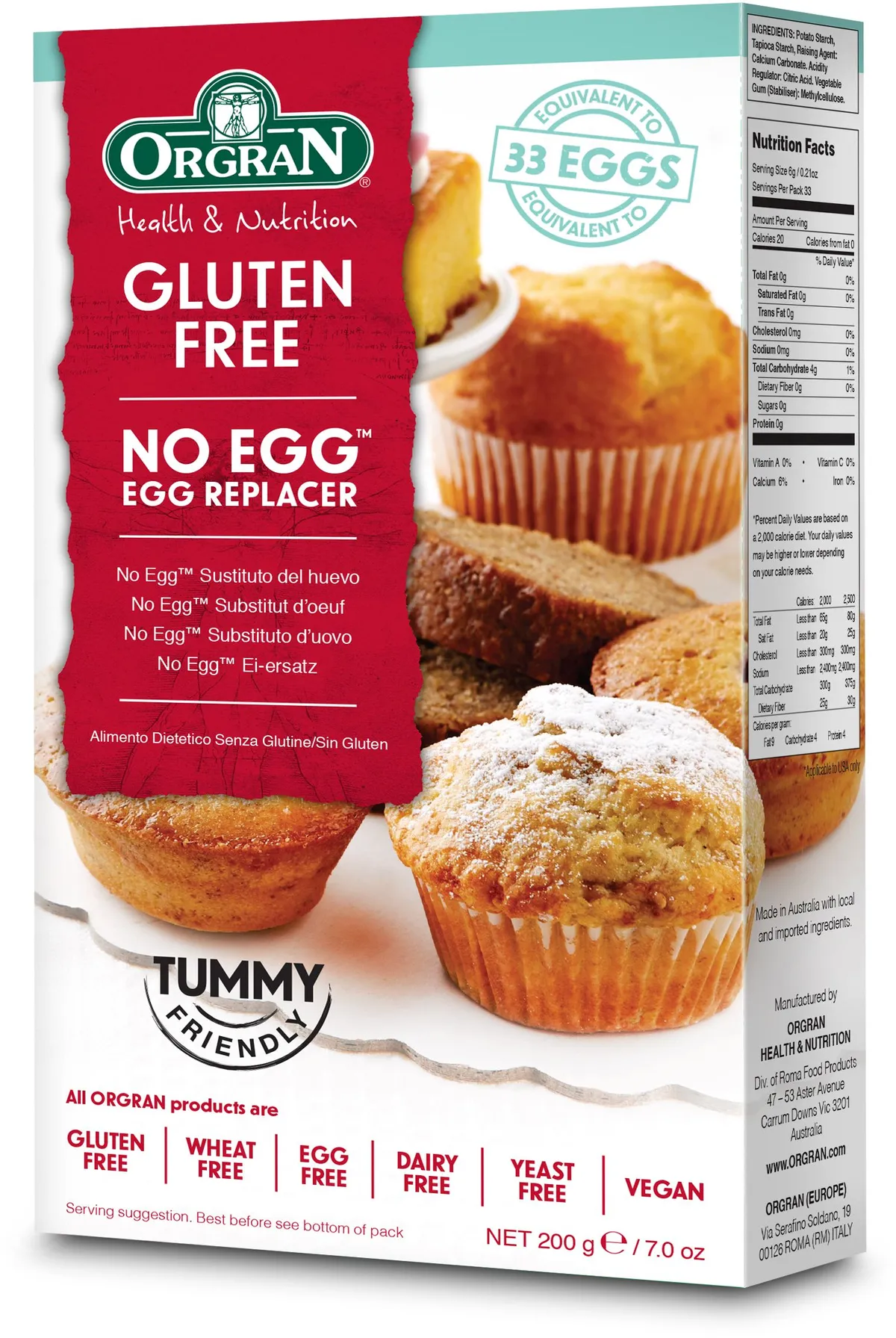 Orgran No Egg Egg Replacer 200g