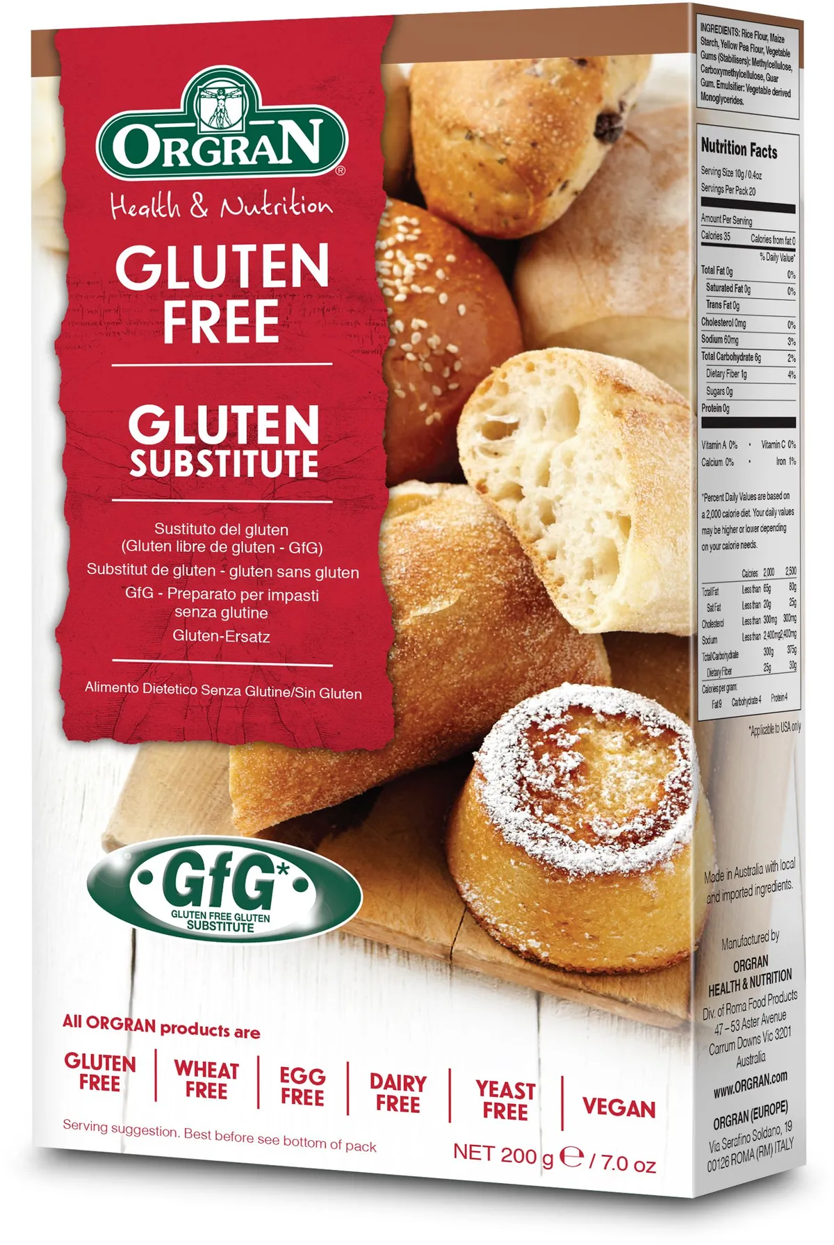 Orgran Substitut De Gluten 120g