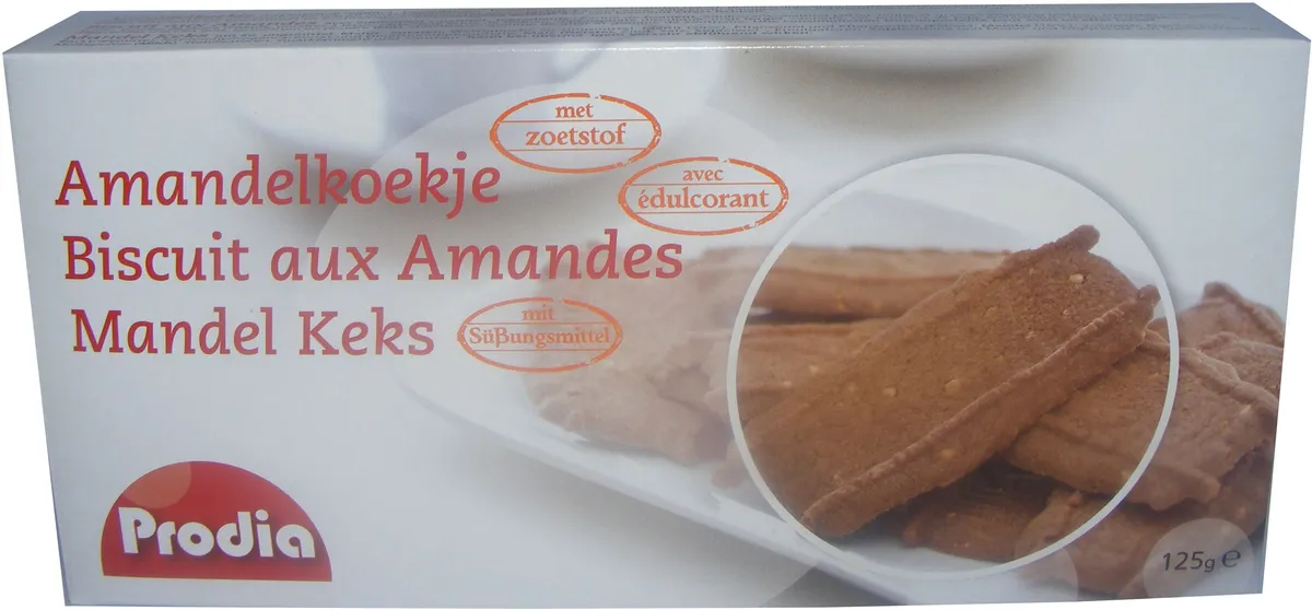 Prodia Amandelkoekje Gezoet met Maltitol 125g