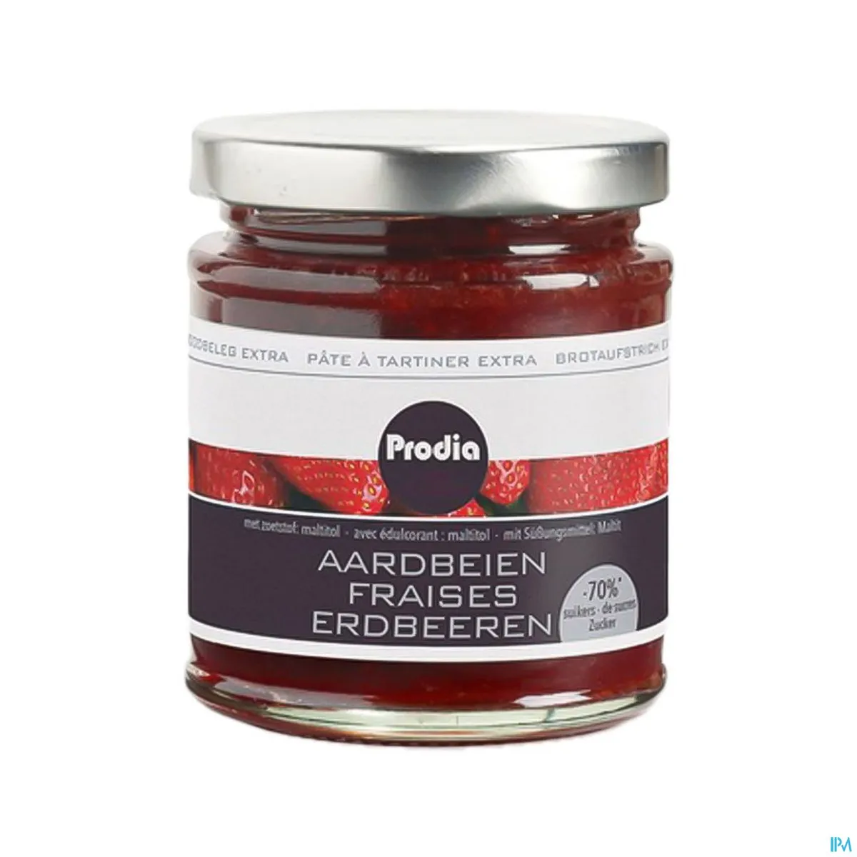 Prodia Smeerpasta Extra Aardbei 215 g