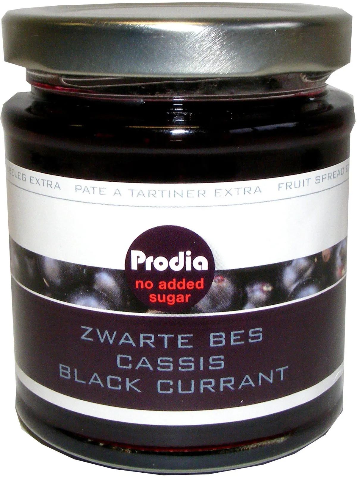 Prodia Tartinade Extra Cassis Maltitol 215g