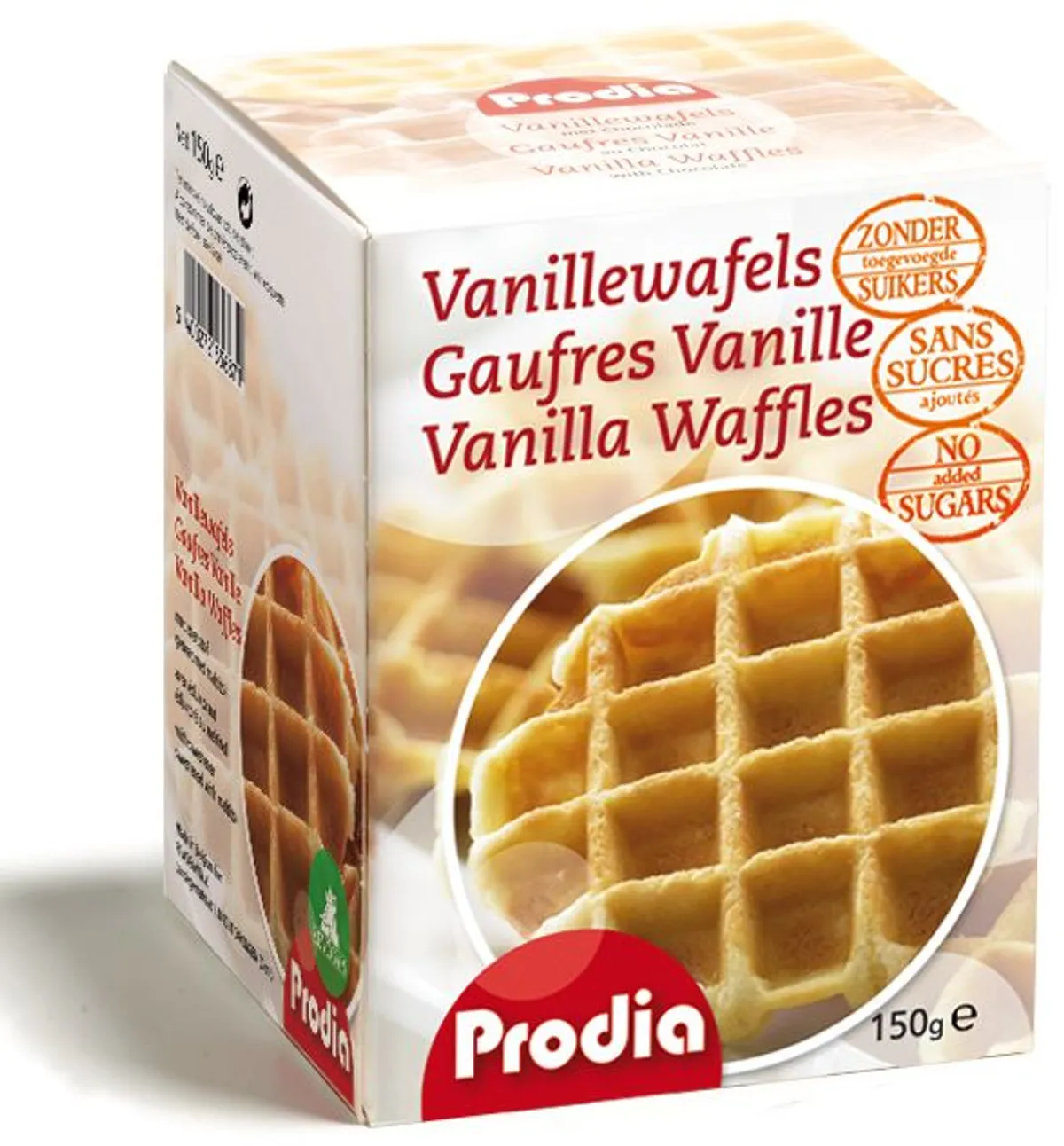 Prodia Gaufre Vanille + Edulcorant 150g 5687